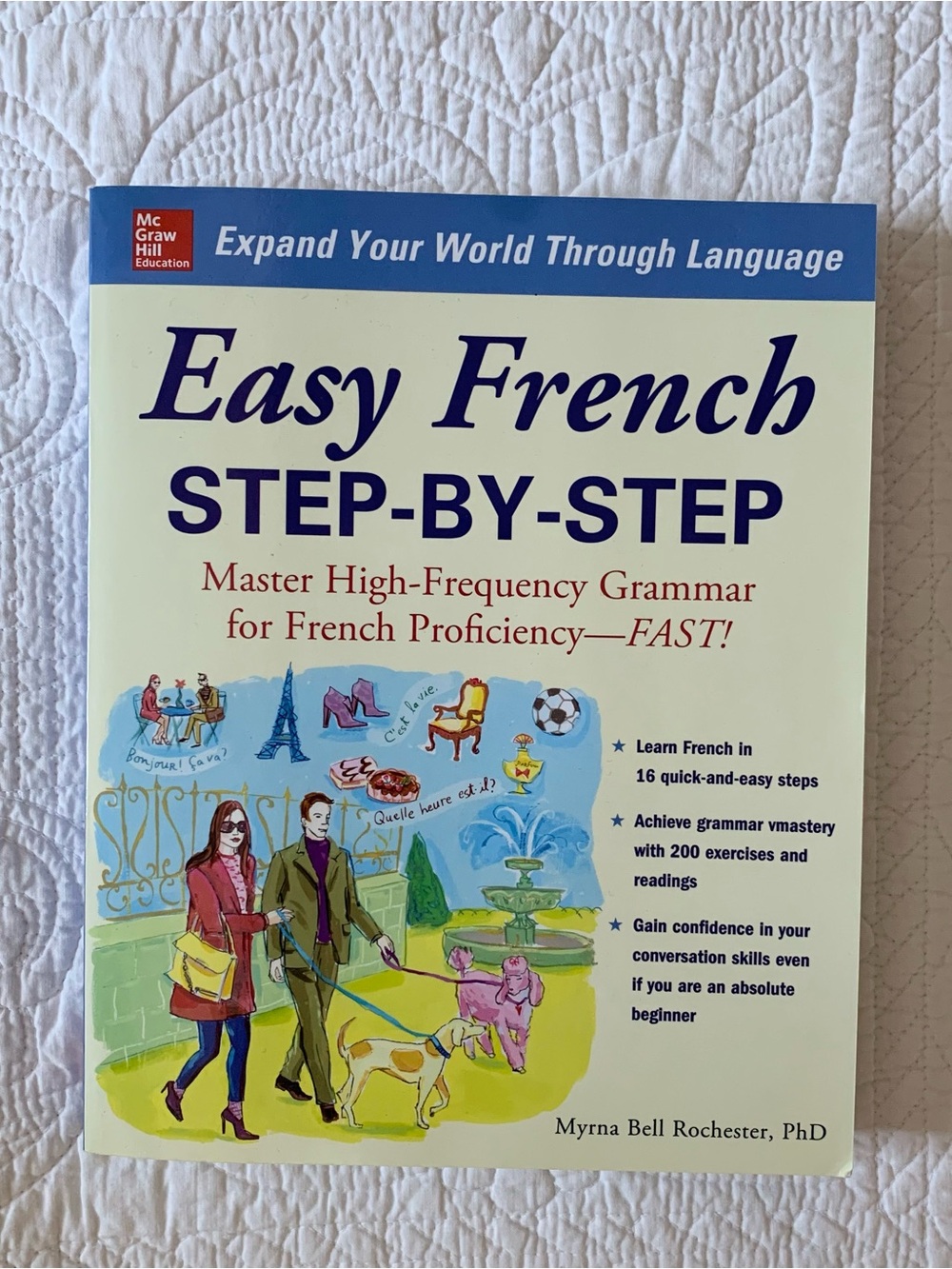 McGraw Hill Easy French Step-by-Step – Cream Cover